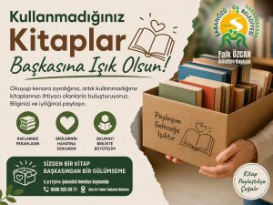 Şabanözü’nde Anlamlı Kampanya: “Sizden Bir Kitap, Başkasından Bir Gülümseme”